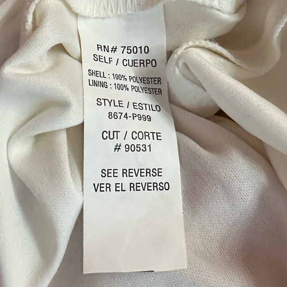 CITY TRIANGLES ~ Vibrant Orange and Red Pleated Sheer Lined Dress size 13 - Picture 6 of 9